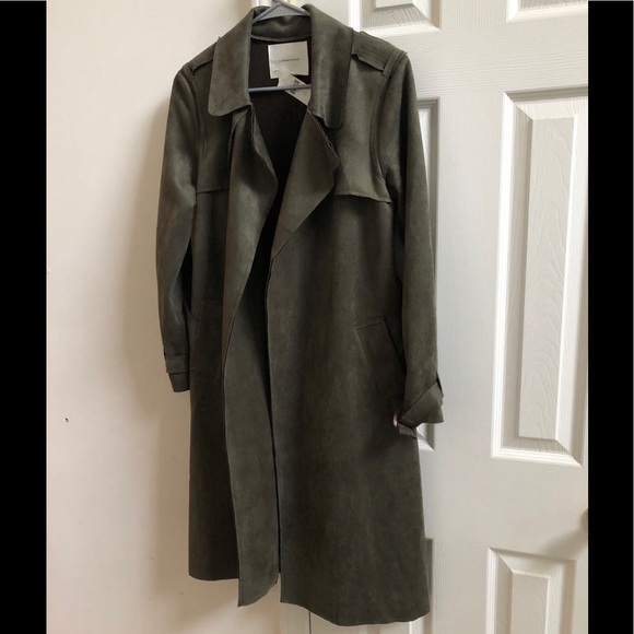 Anthologies Harley Faux Suede Trench Sz:S or XS - Picture 6 of 6